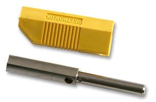 553-0700 - DELTRON COMPONENTS - 553-0700 - BANANA PLUG, 16A, SCREW, YELLOW