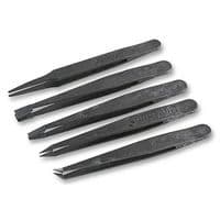22-24530 - DURATOOL - 22-24530 - ESD Safe Poly Tweezer Set - Five Piece