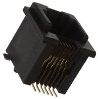 87545-4111LF - AMPHENOL COMMUNICATIONS SOLUTIONS - 87545-4111LF - CAT3 MODULAR JACK, 6 POSITION, 1 PORT
