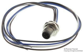 T4171010004-002 - TE CONNECTIVITY - T4171010004-002 - SENSOR CORD, 4P M12 PLUG-FREE END, 0.5M