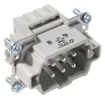 10400000 - LAPP - 10400000 - HEAVY DUTY INSERT, PLUG, 6+PE POS, 16A