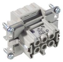 10401000 - LAPP - 10401000 - HEAVY DUTY INSERT, RCPT, 6+PE POS, 16A