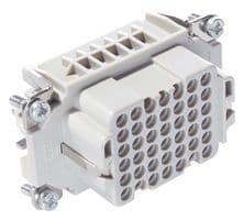 11286100 - LAPP - 11286100 - HEAVY DUTY INSERT, RCPT, 42+PE POS, 10A