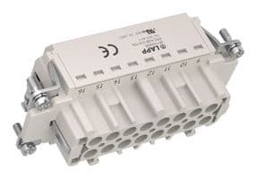 381166838 - LAPP - 381166838 - HEAVY DUTY INSERT, RCPT, 16+PE POS, 16A