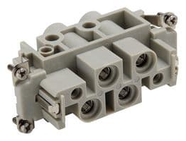44424044 - LAPP - 44424044 - HEAVY DUTY INSERT, RCPT, 6+PE POS, 80A