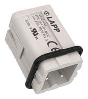 44424055 - LAPP - 44424055 - HEAVY DUTY INSERT, PLUG, 3+PE POS, 10A