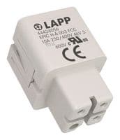 44424056 - LAPP - 44424056 - HEAVY DUTY INSERT, RCPT, 3+PE POS, 10A
