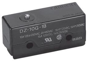 DZ-10G-1B. - OMRON INDUSTRIAL AUTOMATION - DZ-10G-1B. - MICROSWITCH,PIN PLUNGER,DPDT,250V,10A