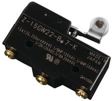 Z-15GW22-B7-K - OMRON INDUSTRIAL AUTOMATION - Z-15GW22-B7-K - MICROSWITCH, ROLLER LEVER SPDT 15A 250V