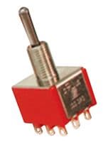 1003P1T1B1M1QEH. - E-SWITCH - 1003P1T1B1M1QEH. - TOGGLE SWITCH, 3PDT, 5A, 120VAC, 28VDC