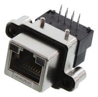 MRJ5380P1 - AMPHENOL COMMUNICATIONS SOLUTIONS - MRJ5380P1 - RUGGED RJ45 JACK, R/A, 8P8C, 1PORT, TH
