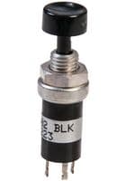 46-102 BLK.. - GRAYHILL - 46-102 BLK.. - SWITCH, PUSHBUTTON, SPDT, 250mA, 220V