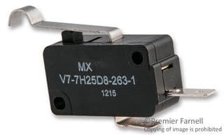V7-7H25D8-263-1. - HONEYWELL - V7-7H25D8-263-1. - MICROSWITCH, ROLLER LEVER, SPST-NO