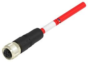 TAA543B1411-002. - TE CONNECTIVITY - TAA543B1411-002. - SENSOR CORD, 4P M12 RCPT-FREE END, 3.3