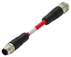 TAA545B1411-002. - TE CONNECTIVITY - TAA545B1411-002. - M12A4-MS-FS-PVC-1.0M