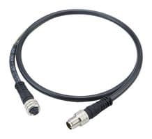 120087-8709 - MOLEX - 120087-8709 - CABLE ASSY, 4P M8 PLUG-RCPT, 23.6"