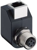 0981 ENC 100 - LUMBERG AUTOMATION - 0981 ENC 100 - ADAPTER, RJ45 8P4C RECEPTACLE - M12 4 POSITION RECEPTACLE