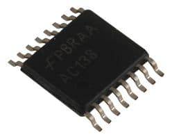 74AC138MTC.. - ONSEMI - 74AC138MTC.. - 1 LINE TO 8 LINE DECODER, TSSOP-16