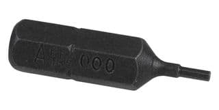 185-000X - UTICA - 185-000X - HEX BIT, SOCKET, 0.05INX1IN, TOOL STEEL