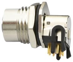MSXS-08PFFR-SF7002. - AMPHENOL LTW - MSXS-08PFFR-SF7002. - SENSOR CONNECTOR, M12, 8P, FEMALE, PANEL
