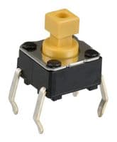 B3F-1052 - OMRON ELECTRONIC COMPONENTS - B3F-1052 - SWITCH, TACTILE, SPST-NO, 50mA, THOUGH HOLE