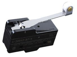 A-20GV2-B7-K - OMRON INDUSTRIAL AUTOMATION - A-20GV2-B7-K - MICROSWITCH, HINGE, SPDT, 500V, 20A