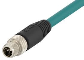 TAX3812A202-005 - TE CONNECTIVITY - TAX3812A202-005 - SENSOR CORD, 8P M12 PLUG-FREE END, 5M