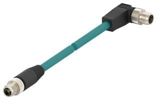TAX3882A202-005 - TE CONNECTIVITY - TAX3882A202-005 - SENSOR CORD, 8P M12 PLUG-R/A M12 PLUG/5M