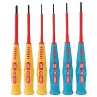 22-25575 - DURATOOL - 22-25575 - Insulated 1000V VDE Screwdriver Set - Six Pieces