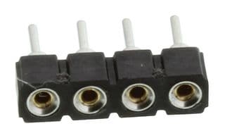 310-47-104-41-001000 - MILL-MAX - 310-47-104-41-001000 - SIP SOCKET, 4POS, 2.54MM, THROUGH HOLE