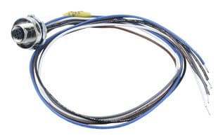 120070-0419 - MOLEX - 120070-0419 - CABLE ASSY, 5P M12 RCPT-FREE END, 19.7"