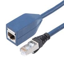 TRD626ADS-MPTL-0.5F - L-COM - TRD626ADS-MPTL-0.5F - ENET CORD, CAT6A, RJ45 PLUG-JACK, 6"