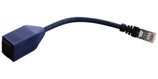 TRD626ADSZ-MPTL-0.5F - L-COM - TRD626ADSZ-MPTL-0.5F - ENET CORD, CAT6A, RJ45 PLUG-JACK, 6"