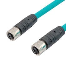TRG609-T6T-05M - L-COM - TRG609-T6T-05M - SENSOR CORD, M12 RCPT-RCPT, 1.6FT