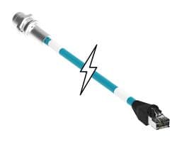 120108-0676 - MOLEX - 120108-0676 - SENSOR CORD, 4P M12 RCPT-RJ45 PLUG, 6.6