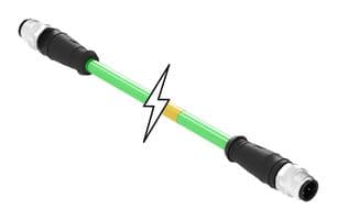 120108-8303 - MOLEX - 120108-8303 - SENSOR CORD, 4P M12 PLUG-PLUG, 19.7"