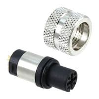 858-D04-20TRSS4 - NORCOMP - 858-D04-20TRSS4 - SENSOR CONN, M12, 4POS, RCPT, CABLE