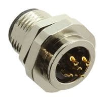 859-005-10SR004 - NORCOMP - 859-005-10SR004 - SENSOR CONN, M12, 5POS, PLUG, PANEL