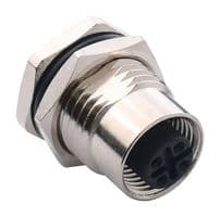 860RD04-21SR004 - NORCOMP - 860RD04-21SR004 - SENSOR CONN, M12, 4POS, RCPT, PANEL