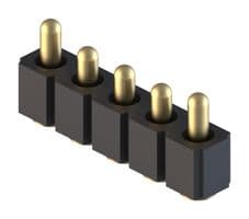811-22-005-30-022101 - MILL-MAX - 811-22-005-30-022101 - SPRING LOADED CONNECTOR, HEADER, 5POS