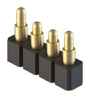 812-22-004-30-030101 - MILL-MAX - 812-22-004-30-030101 - SPRING LOADED CONNECTOR, HEADER, 4POS