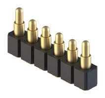 812-22-006-30-030101 - MILL-MAX - 812-22-006-30-030101 - SPRING LOADED CONNECTOR, HEADER, 6POS