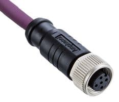 MSDS-04BFFM-SL8E01 - AMPHENOL LTW - MSDS-04BFFM-SL8E01 - SENSOR CORD, 4P M12 RCPT-FREE END, 3.3