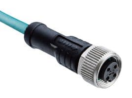 MSBS-02BFFM-SL8M01 - AMPHENOL LTW - MSBS-02BFFM-SL8M01 - SENSOR CORD, 2P M12 RCPT-FREE END, 3.3