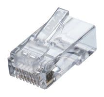 85-376 - IDEAL - 85-376 - RJ45 CAT6 FEED THROUGH PLUGS, 50PK