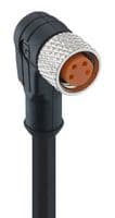 0805 04 002 10M - LUTRONIC - 0805 04 002 10M - SENSOR CORD, M8 R/A RCPT-FREE END, 32.8