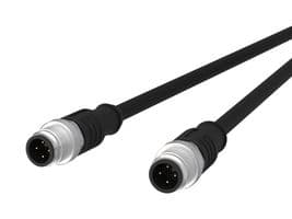 142MCA11010 - METZ CONNECT - 142MCA11010 - SENSOR CORD, 4P M12 PLUG-PLUG, 1M