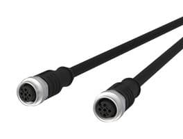 142MCA22010 - METZ CONNECT - 142MCA22010 - SENSOR CORD, 4P M12 JACK-JACK, 1M