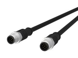 142MEA11010 - METZ CONNECT - 142MEA11010 - SENSOR CORD, 8P M12 PLUG-PLUG, 1M