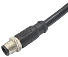 MSAS-17BMMM-SL8B01 - AMPHENOL LTW - MSAS-17BMMM-SL8B01 - SENSOR CORD, M12 PLUG-FREE END, 3.3FT